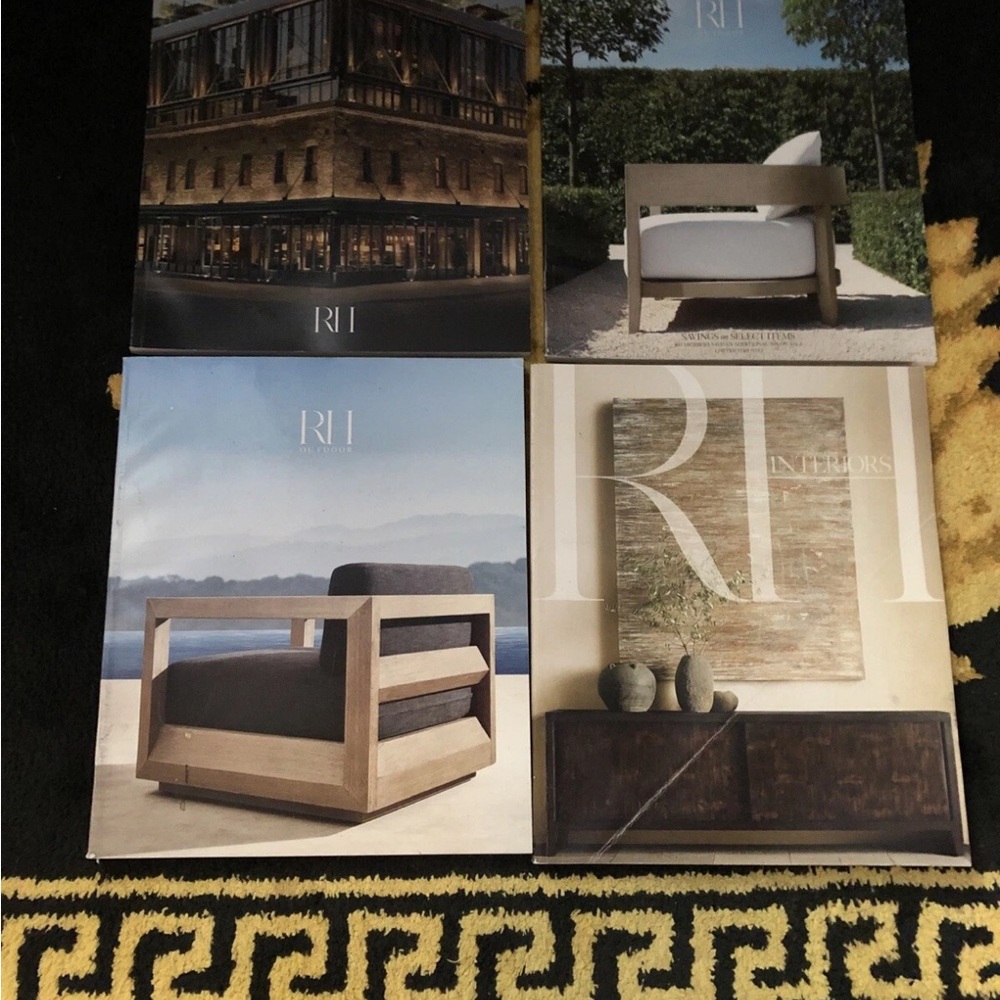 *RH Restoration Hardware  2018 Lot Of 4
